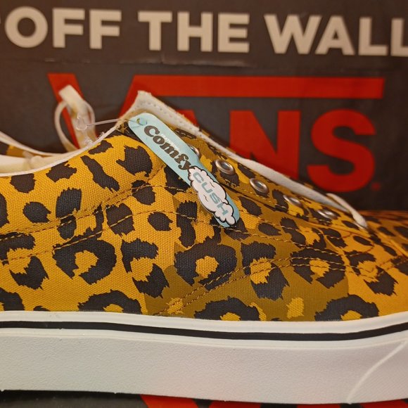 Vans Comfycush Old Skool Leopard Golden Brown/Golden Glow VN0A5DYC9KK - Picture 13 of 13